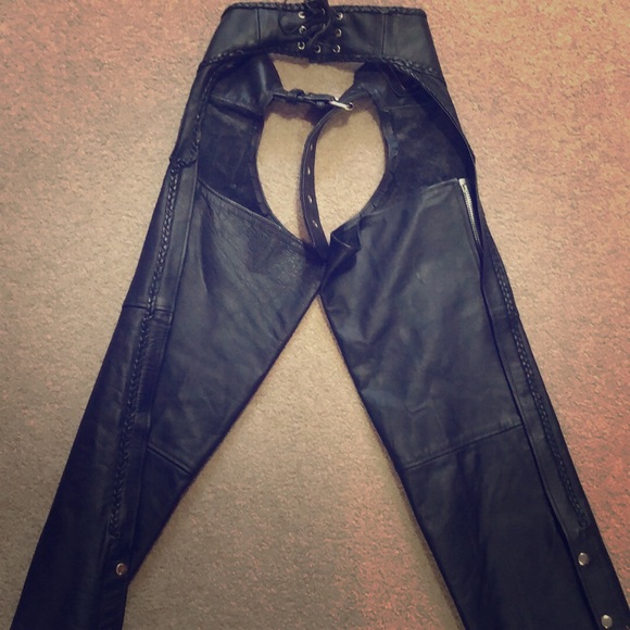 Pants & Jumpsuits | Motorcycle Womens Leather Riding Chaps | Poshmark